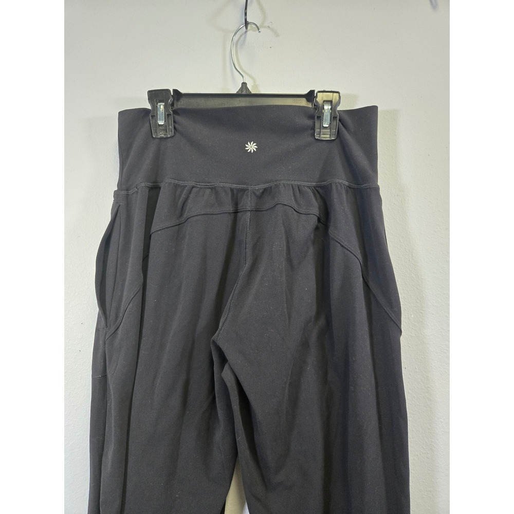 Athleta Salutation Jogger Black High Rise Activewear Yoga Pants Medium - Picture 3 of 8